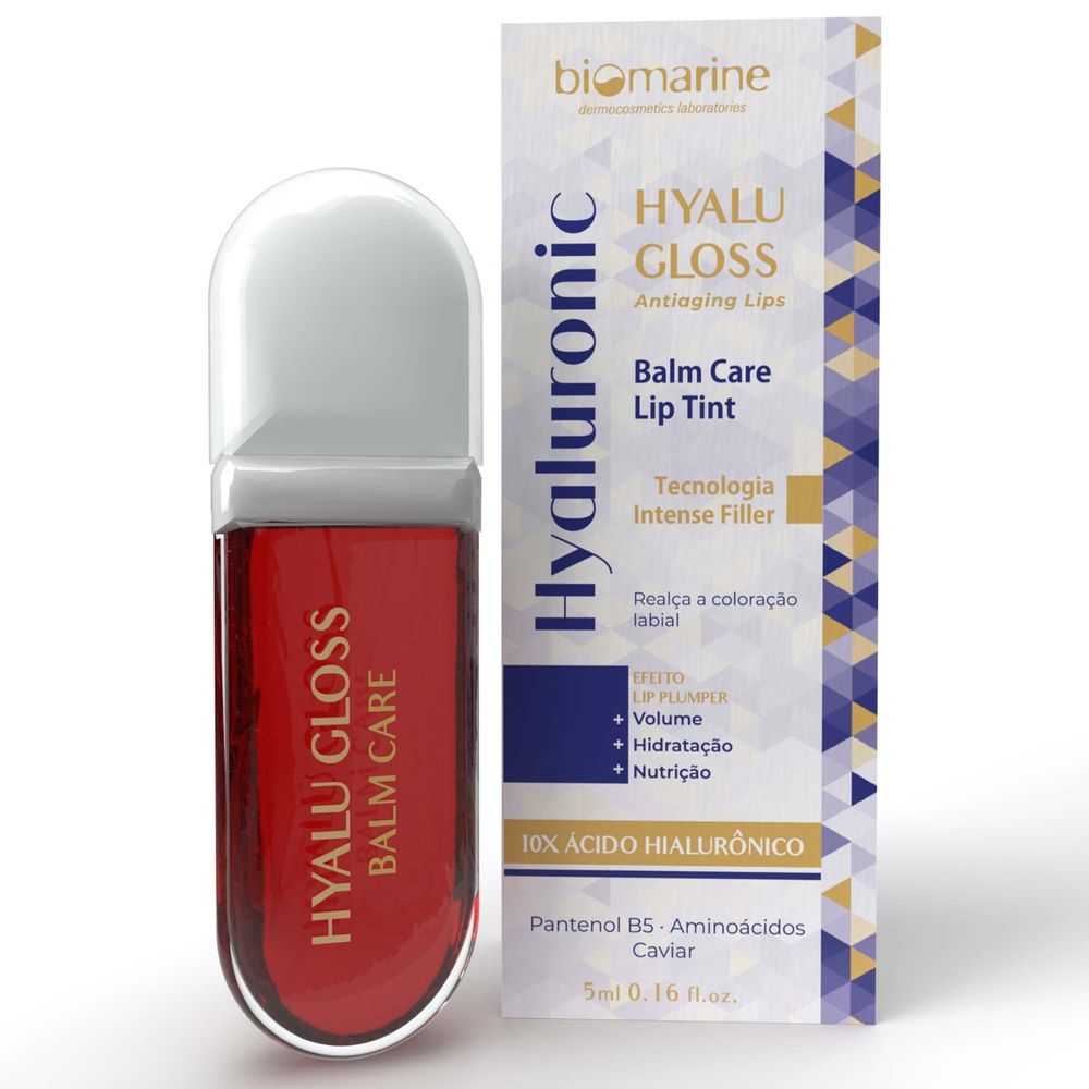 Hyalu Gloss Lip Tint Balm Care - biomarinemedical